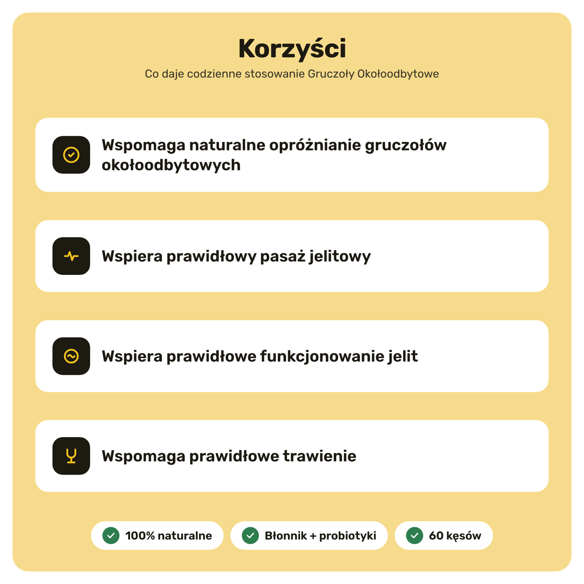 Gruczoły Okołoodbytowe – korzyści