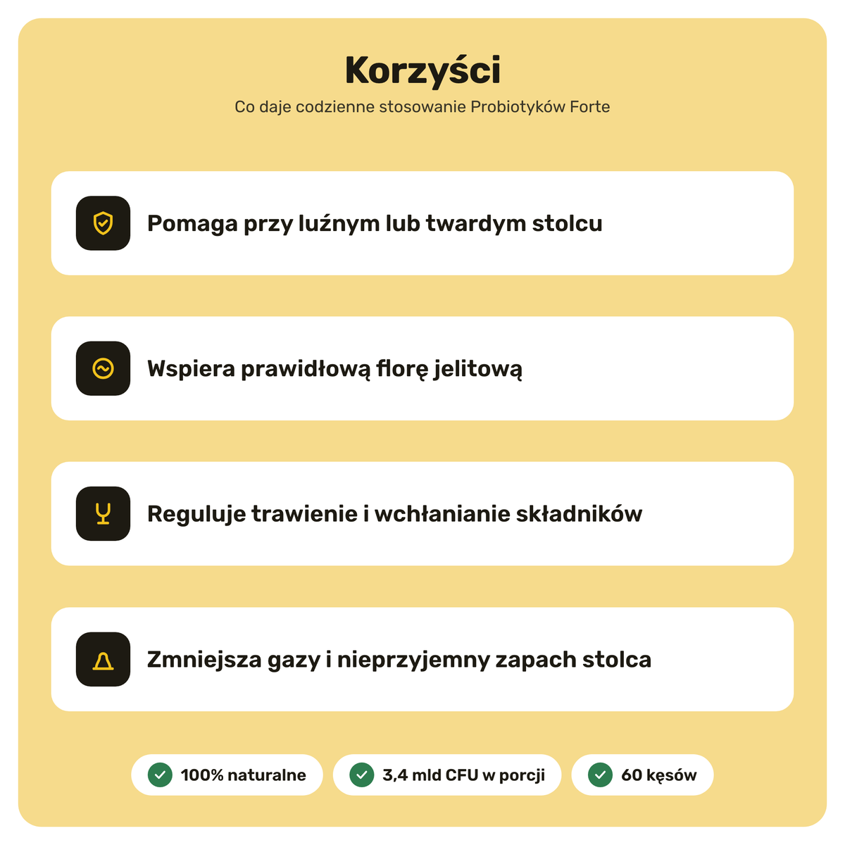 Probiotyki Forte – korzyści
