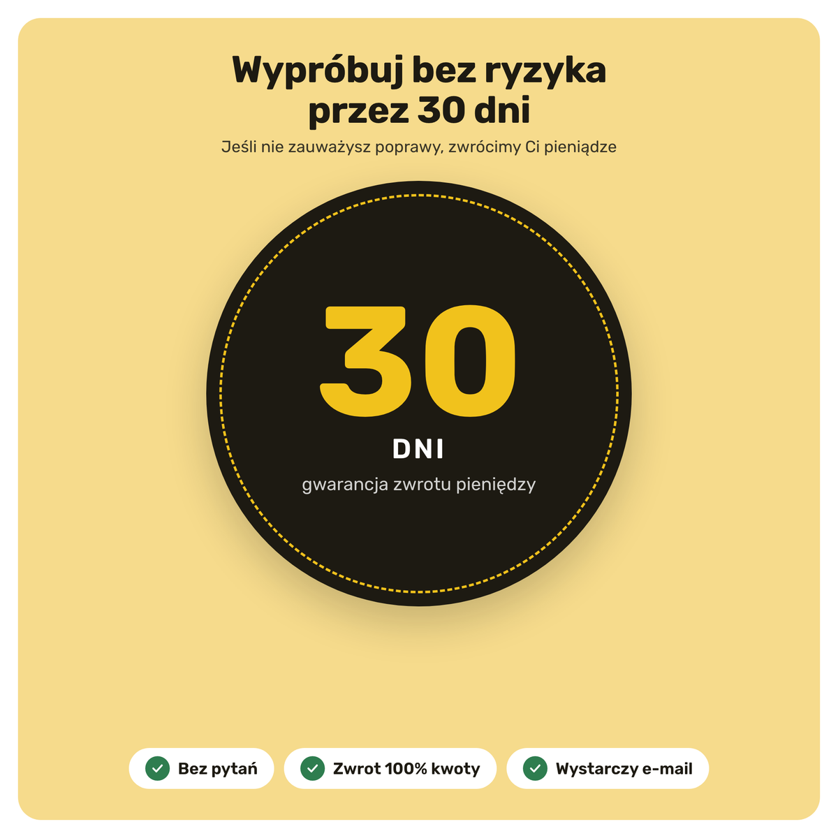 Stawy i Ruchomość – 30 dni gwarancji zwrotu pieniędzy