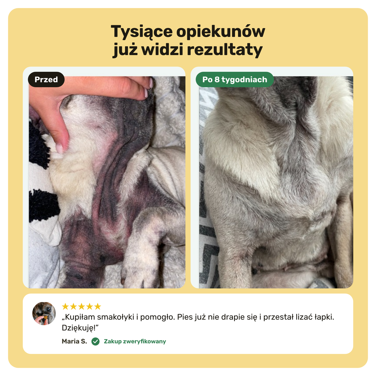 Anty-Świąd – efekty przed i po